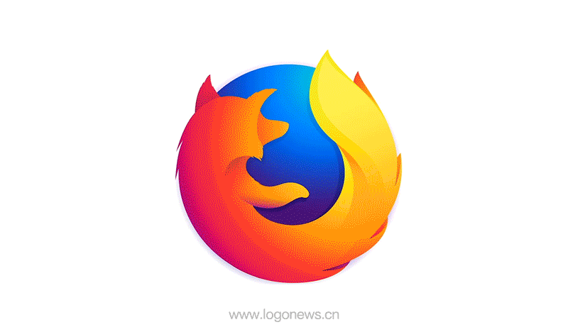 firefox浏览器新logo演变动画