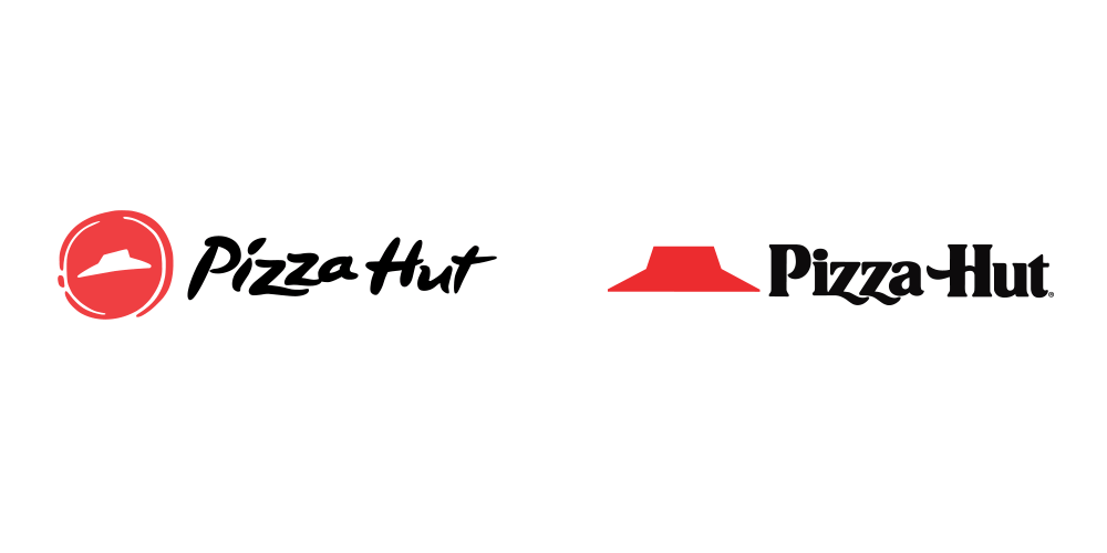 必胜客推出一款经典的标志来取代红色披萨饼团logo