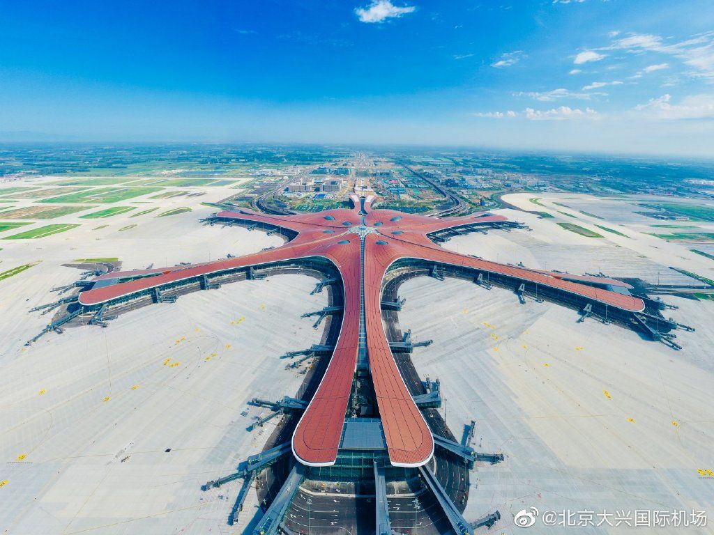 北京大兴国际机场,这设计要上天了!