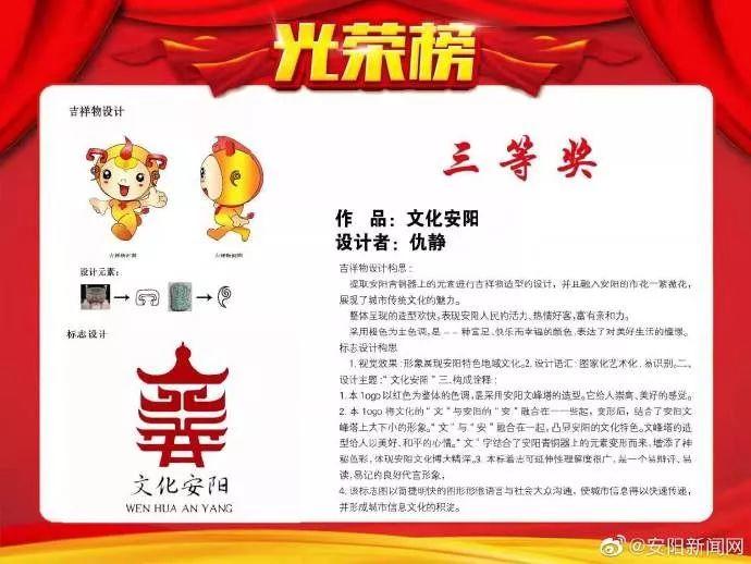 安阳市首届文化创意大赛颁奖啦！这组作品拔得头筹~