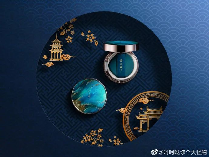 李佳琦捧火的花西子彩妆品牌它的国潮风包装设计很赞