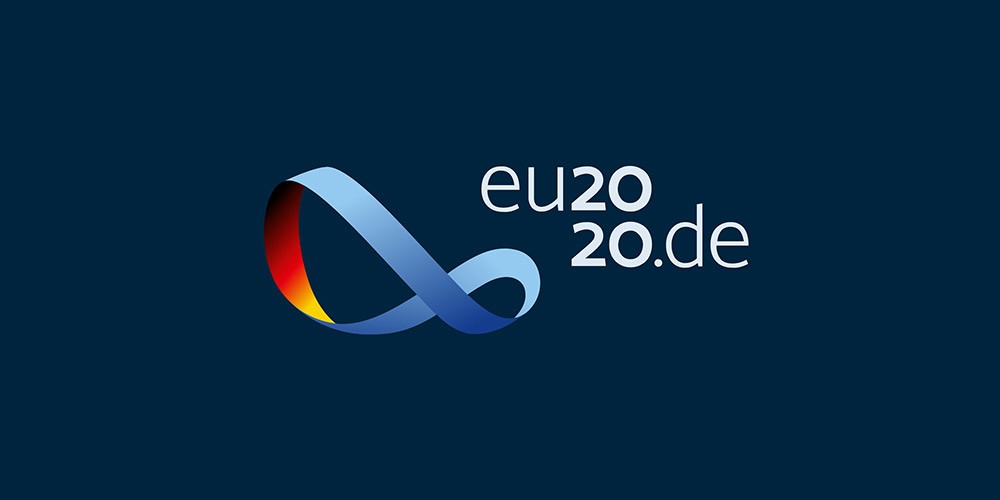 2020年欧盟理事会德国主席国logo设计应用